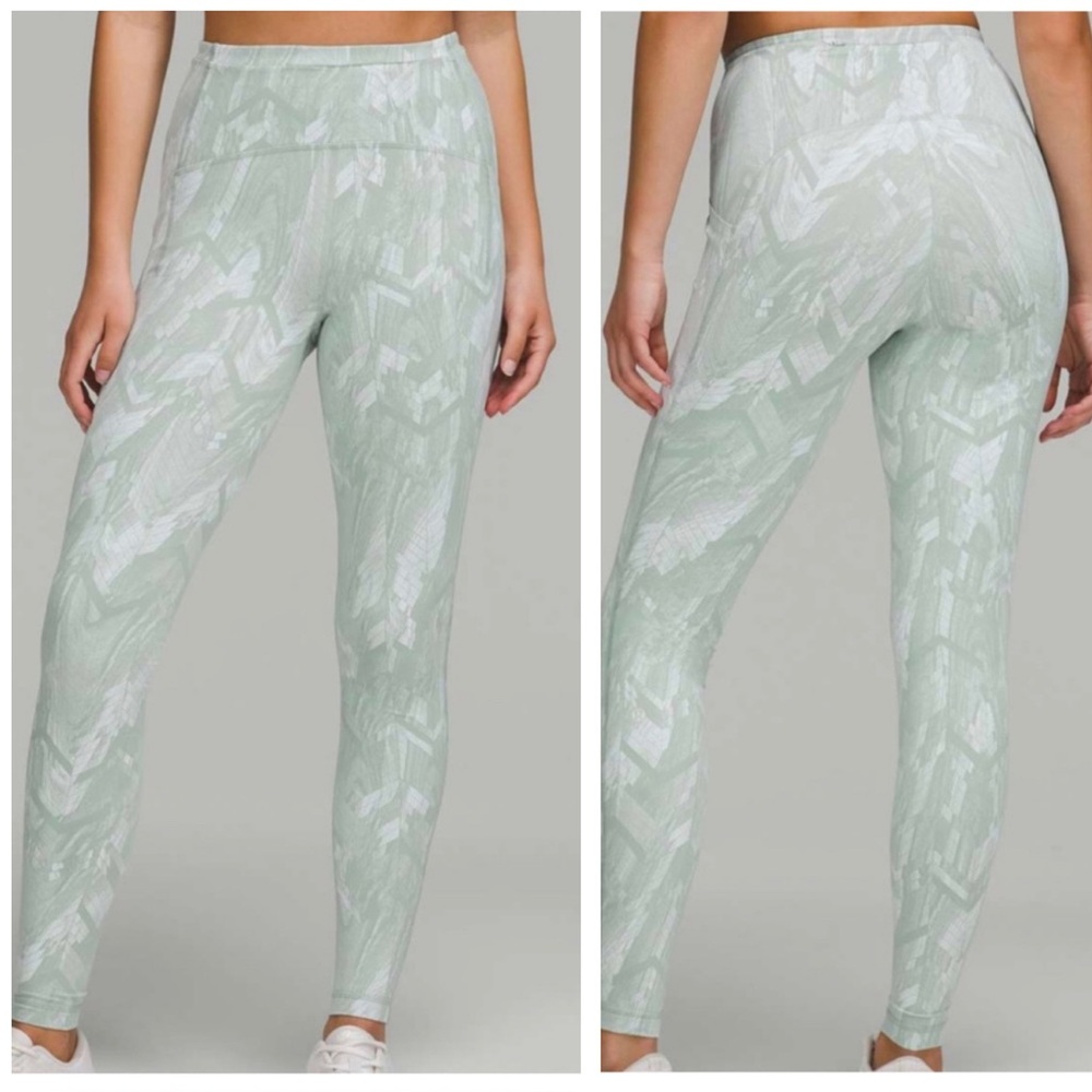 LULULEMON • Swift Speed High Rise Tight 28'' In Reverberate Chevron Jacquard- 4